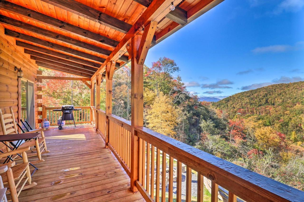 ברייסון סיטי Hilltop Cabin On 5 Acres With Hot Tub And Waterfall! מראה חיצוני תמונה